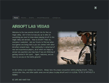 Tablet Screenshot of airsoftlv.org